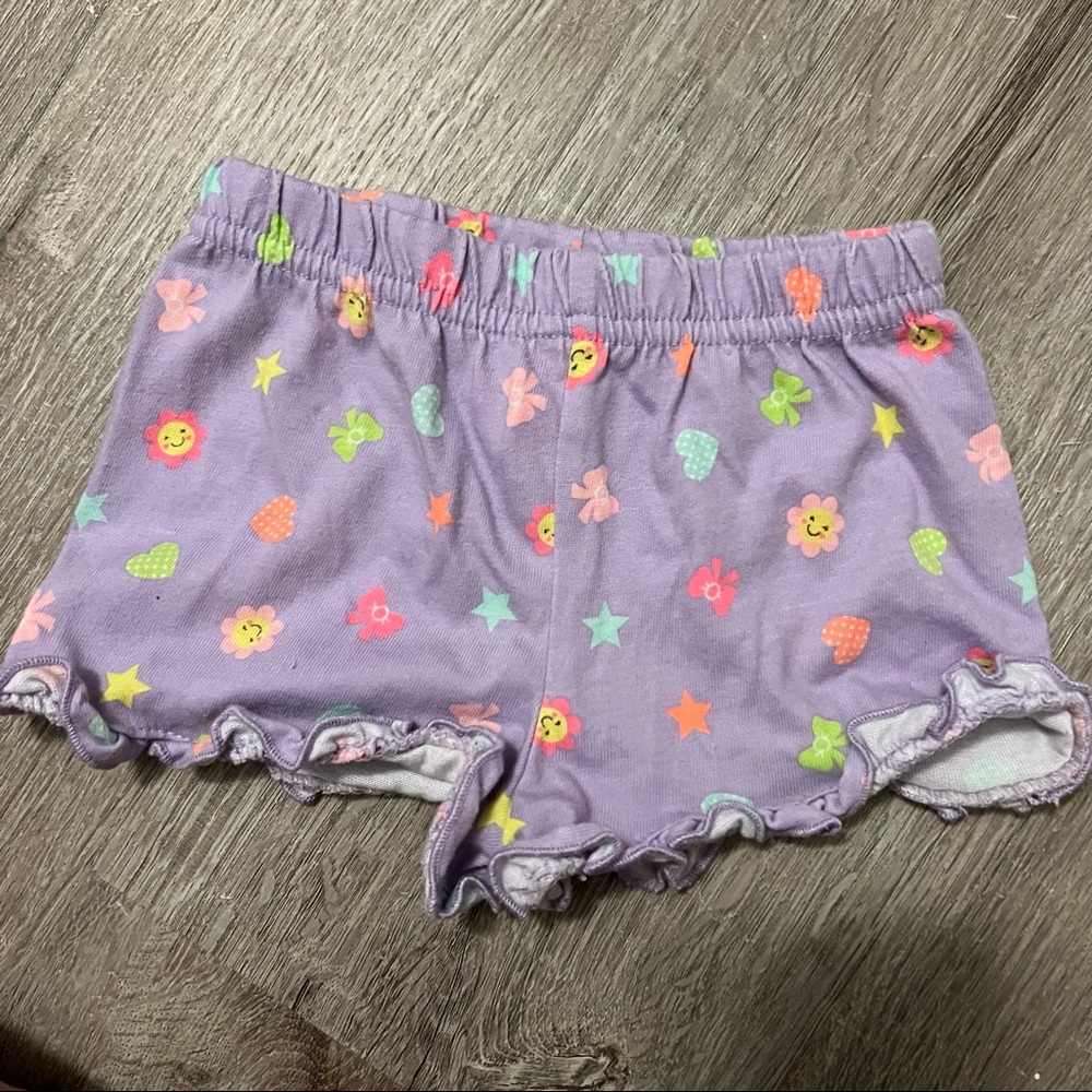 Garanimals purple shorts size 3-6 months